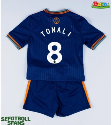 Newcastle United Sandro Tonali #8 Tredjeställ Barn 2025-26 Kortärmad (+ Korta byxor)